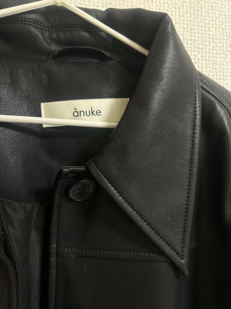 アンヌークanuke Ecoleather Over Jacket 38