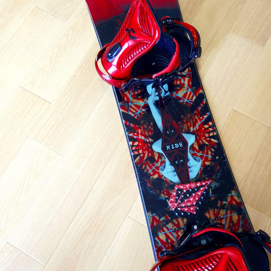 スノーボードセット RIDE Wildlife CAPO ロッカー ビンディング