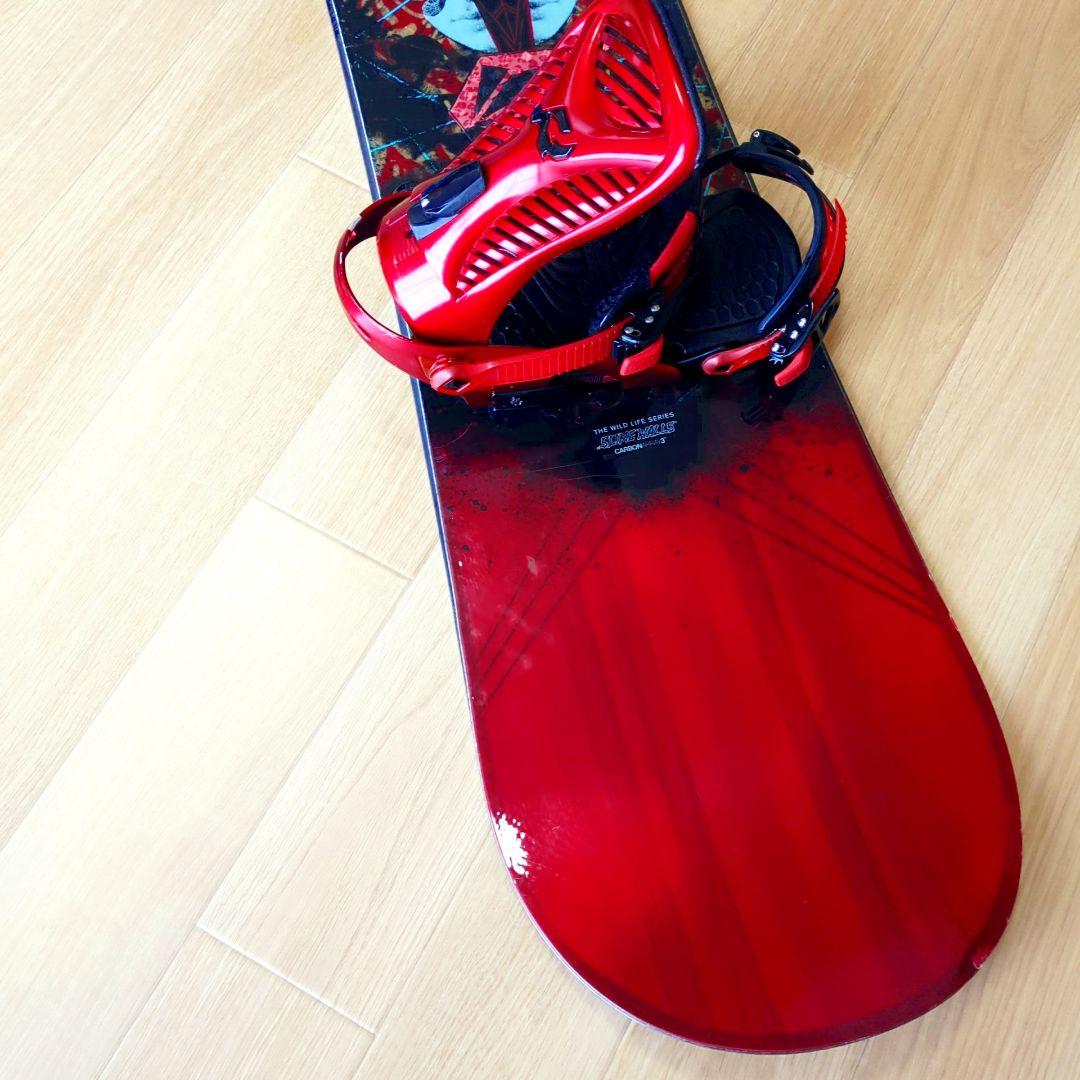 スノーボードセット RIDE Wildlife CAPO ロッカー ビンディング