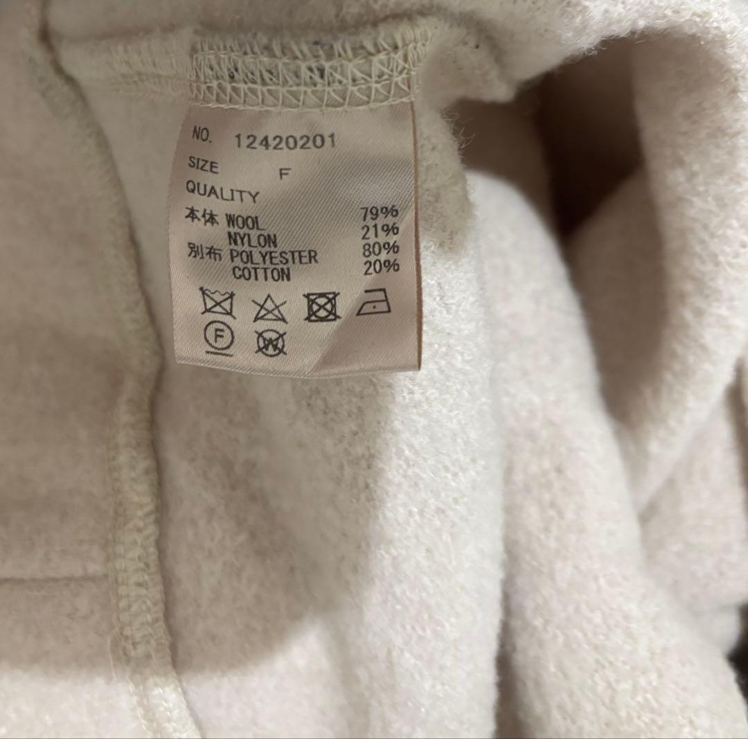 TODAYFUL ハーフジップウールプルオーバー IVR Halfzip