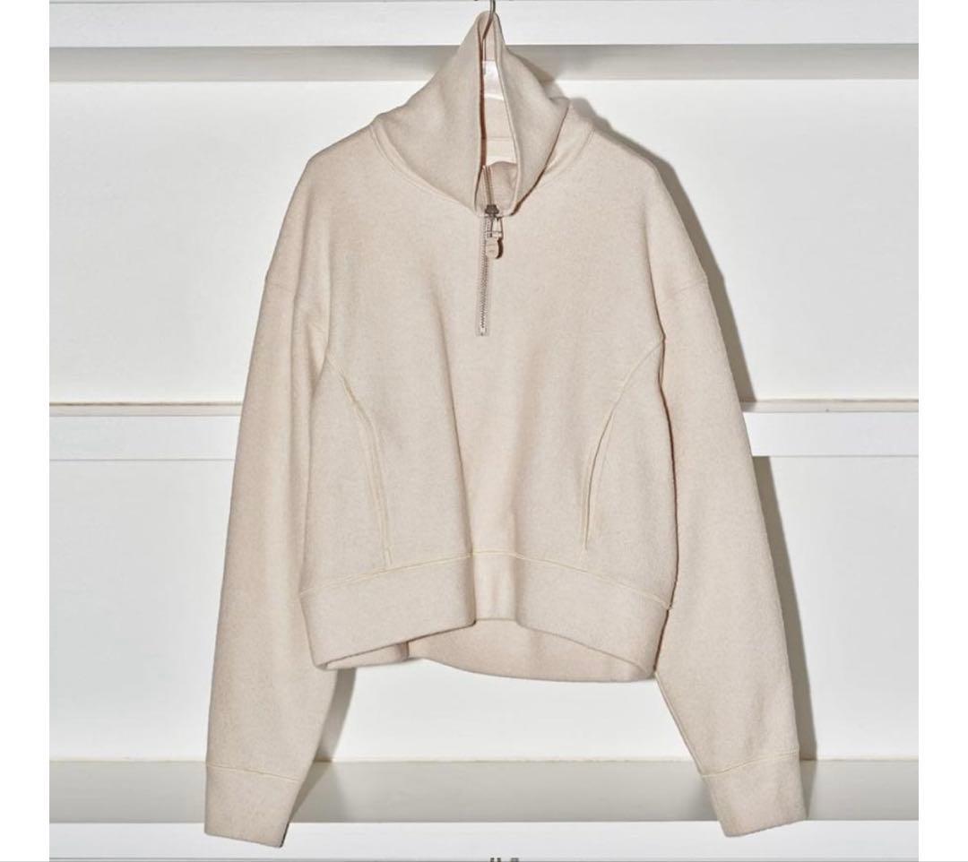 TODAYFUL ハーフジップウールプルオーバー IVR Halfzip