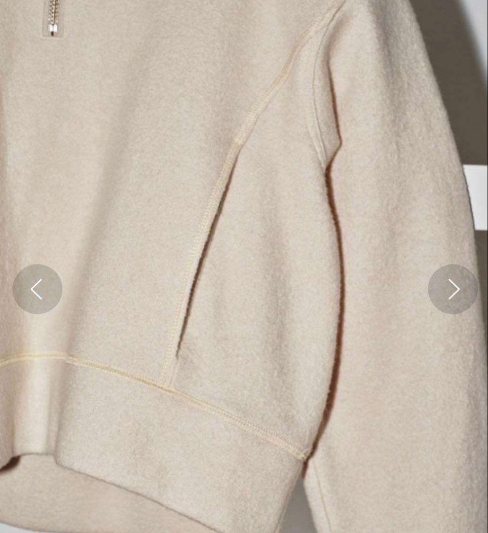 TODAYFUL ハーフジップウールプルオーバー IVR Halfzip