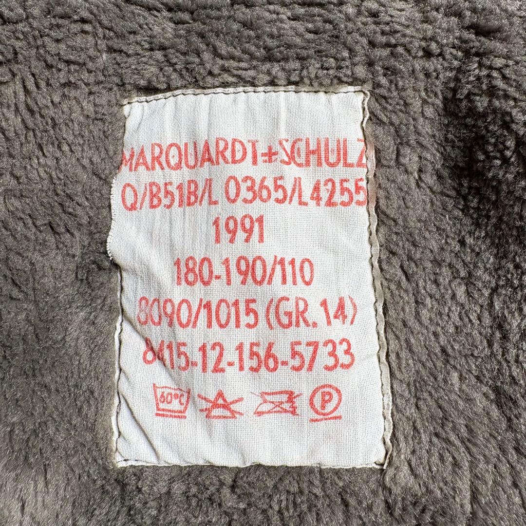 90s ドイツ軍　モッズコート　ロングフィールドパーカー　ボアライナー付き