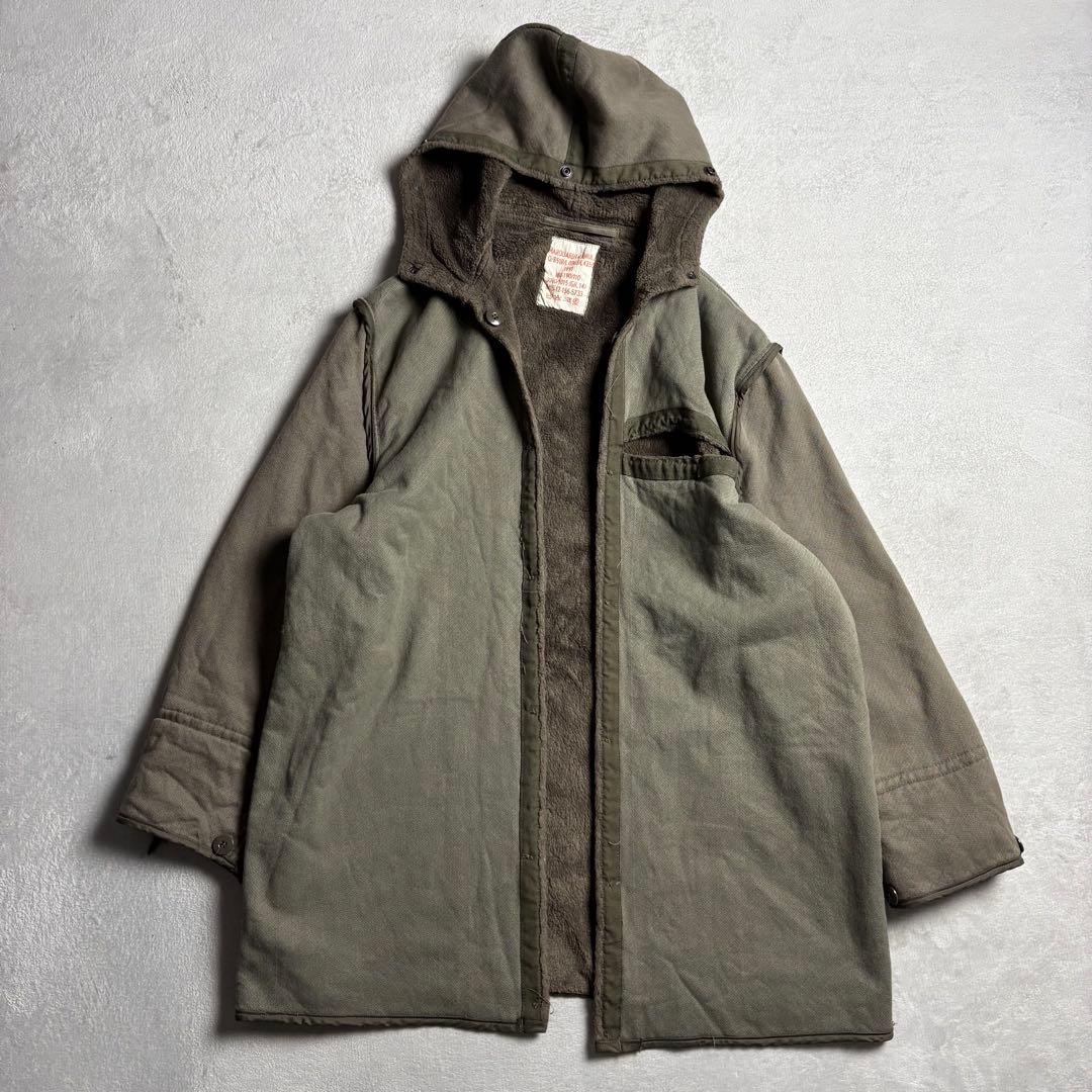 90s ドイツ軍　モッズコート　ロングフィールドパーカー　ボアライナー付き