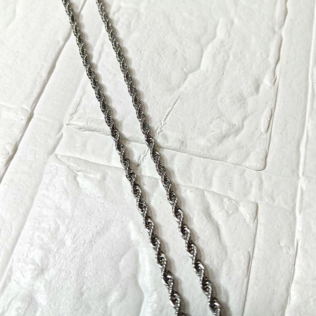 2114【即完売品】flexwitme ロゴ ネックレス シルバー 喜平