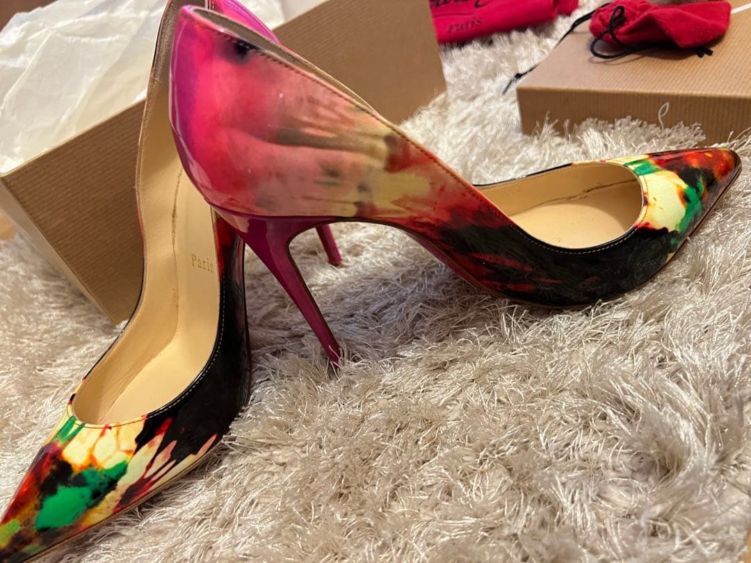 Christian Louboutin マルチカラーハイヒール