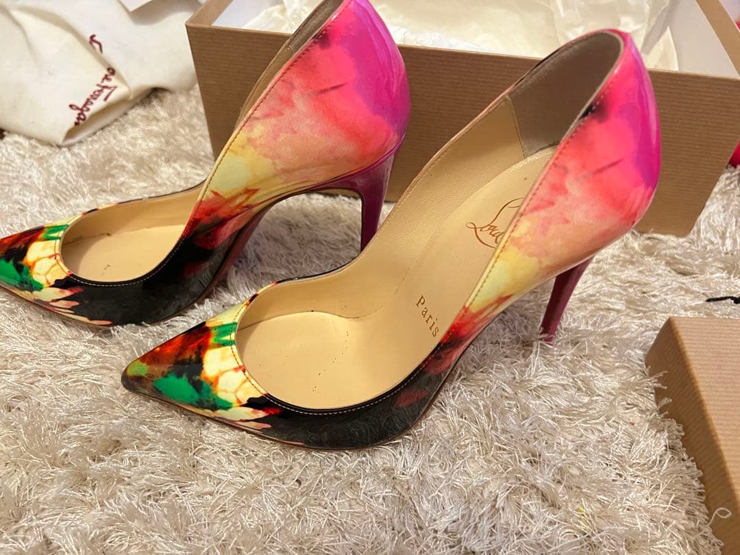 Christian Louboutin マルチカラーハイヒール
