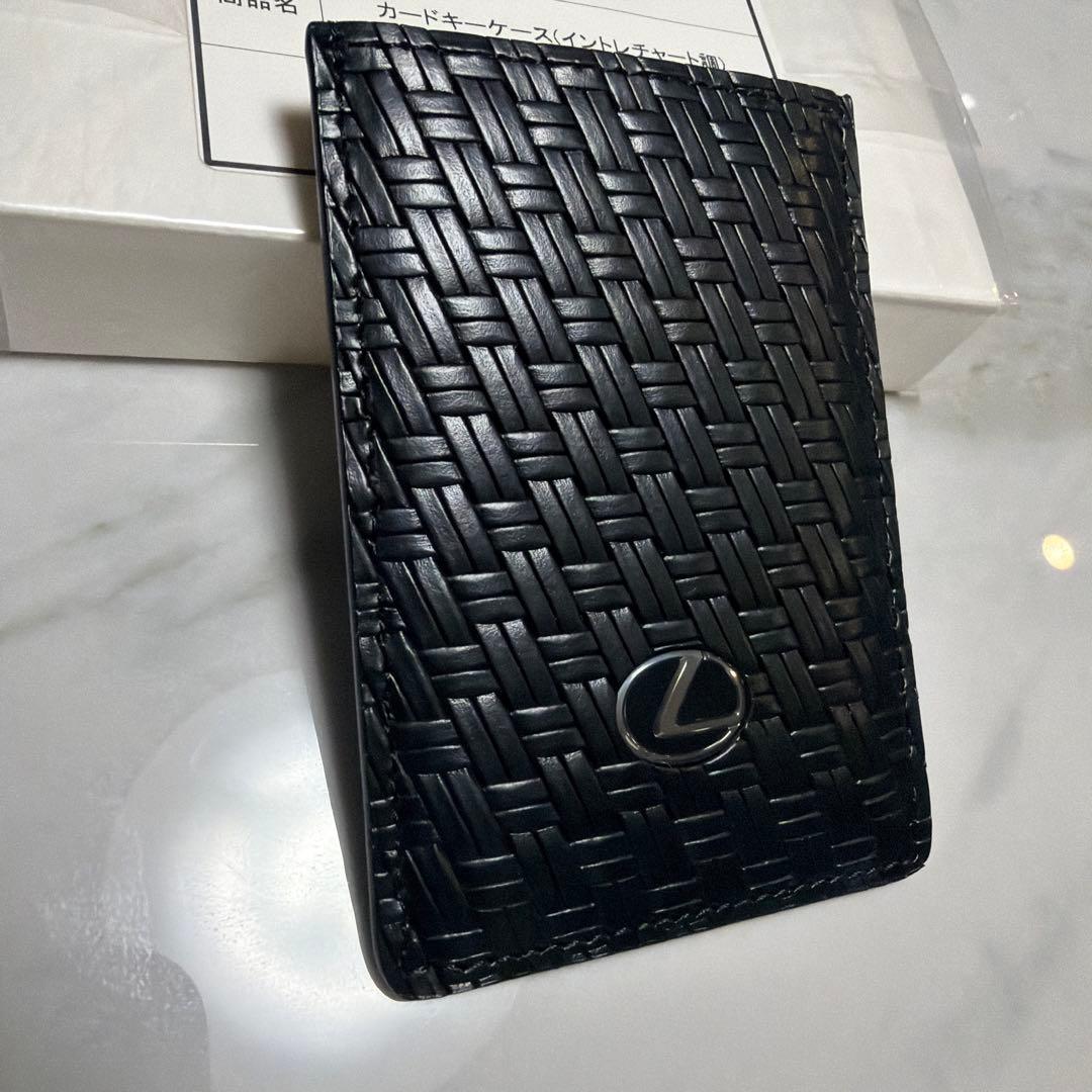 LEXUS純正 カードキーケース ブラック (イントレチャート調)新品未使用品