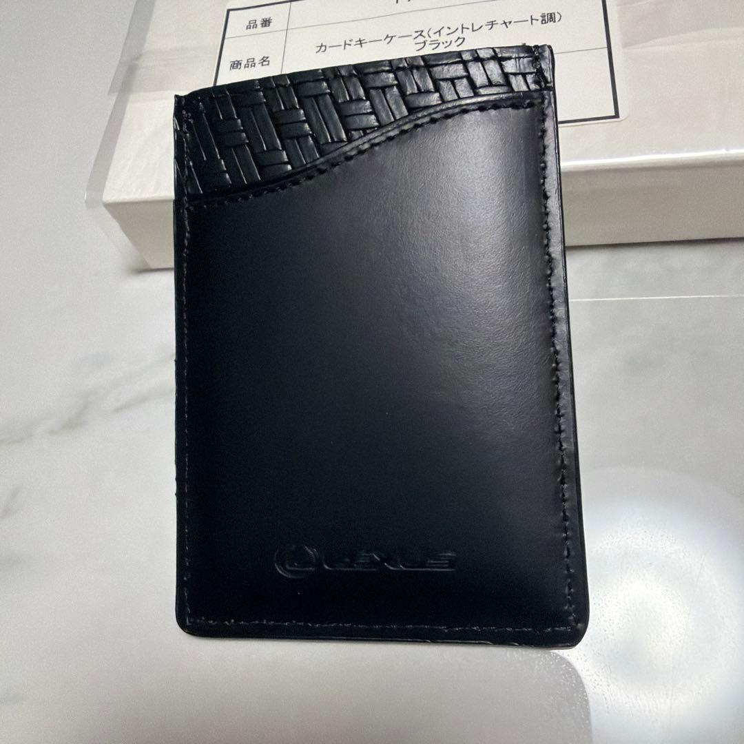 LEXUS純正 カードキーケース ブラック (イントレチャート調)新品未使用品