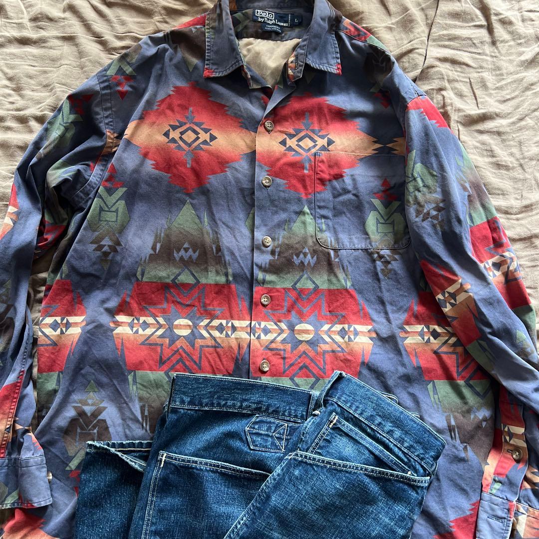 専用Ralph Lauren navajo aztech ネイティブ