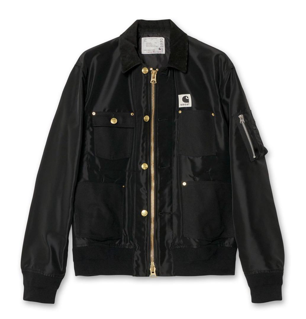 sacai Carhartt WIP Nylon Duck Blouson 黒