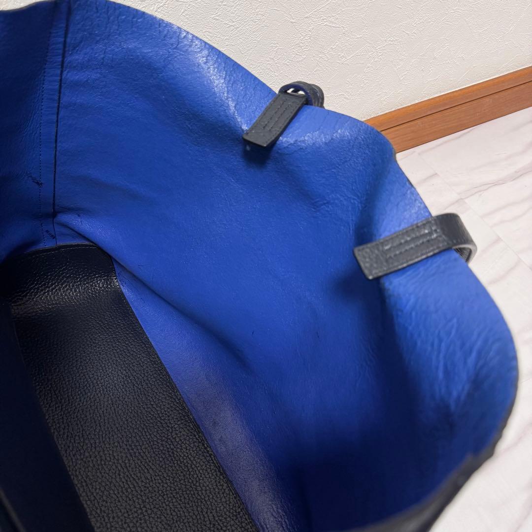 ペッレモルビダ メイデンボヤージュ レザートートバッグ ネイビー A4 ビジネス