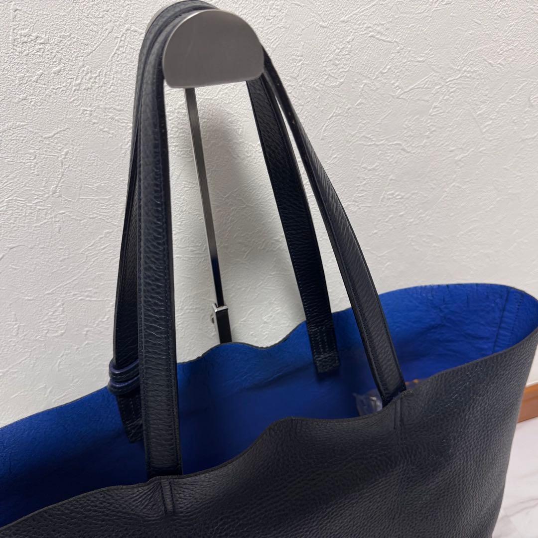 ペッレモルビダ メイデンボヤージュ レザートートバッグ ネイビー A4 ビジネス