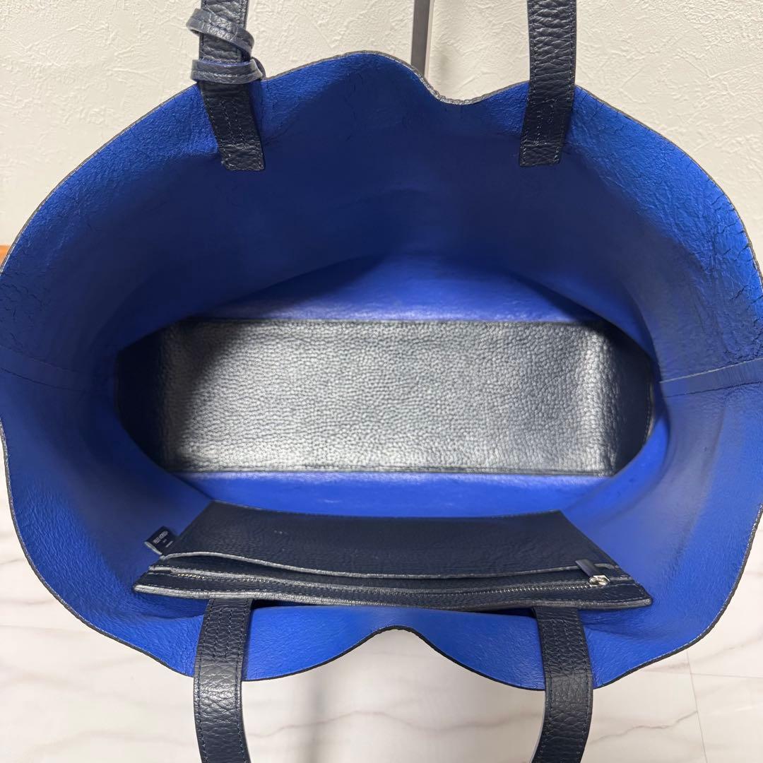 ペッレモルビダ メイデンボヤージュ レザートートバッグ ネイビー A4 ビジネス