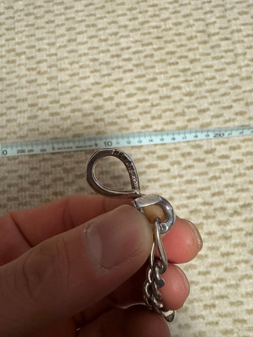 アクセサリー meian sterling silver chain bracelet