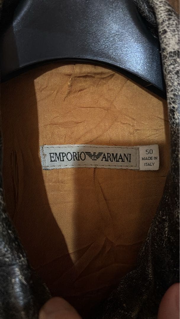 ジャケット・アウター EMPORIO ARMANI 1990s Leather Jacket
