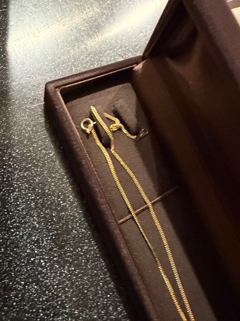 最終値下げ　18K 喜平ネックレス6面ダブル　5g証明書　造幣局マーク50センチ