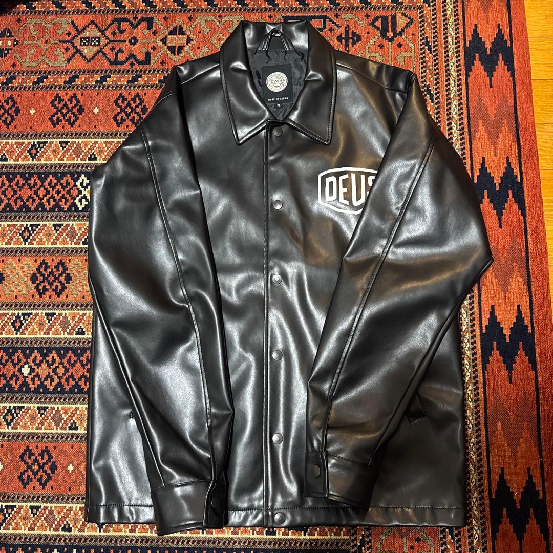 s*き様 【美品】デウスエクスマキナ　フェイクレザー　コーチジャケット