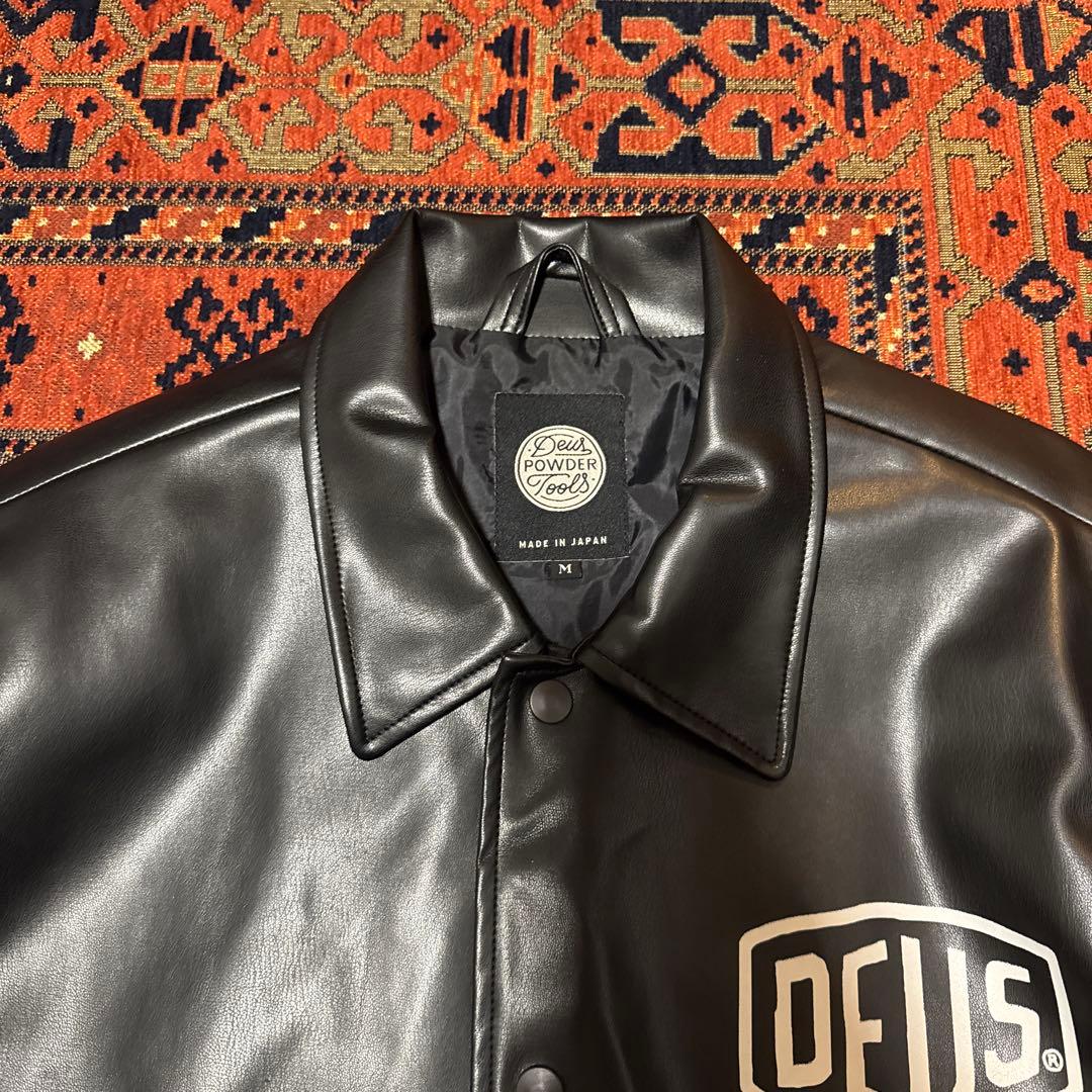 s*き様 【美品】デウスエクスマキナ　フェイクレザー　コーチジャケット