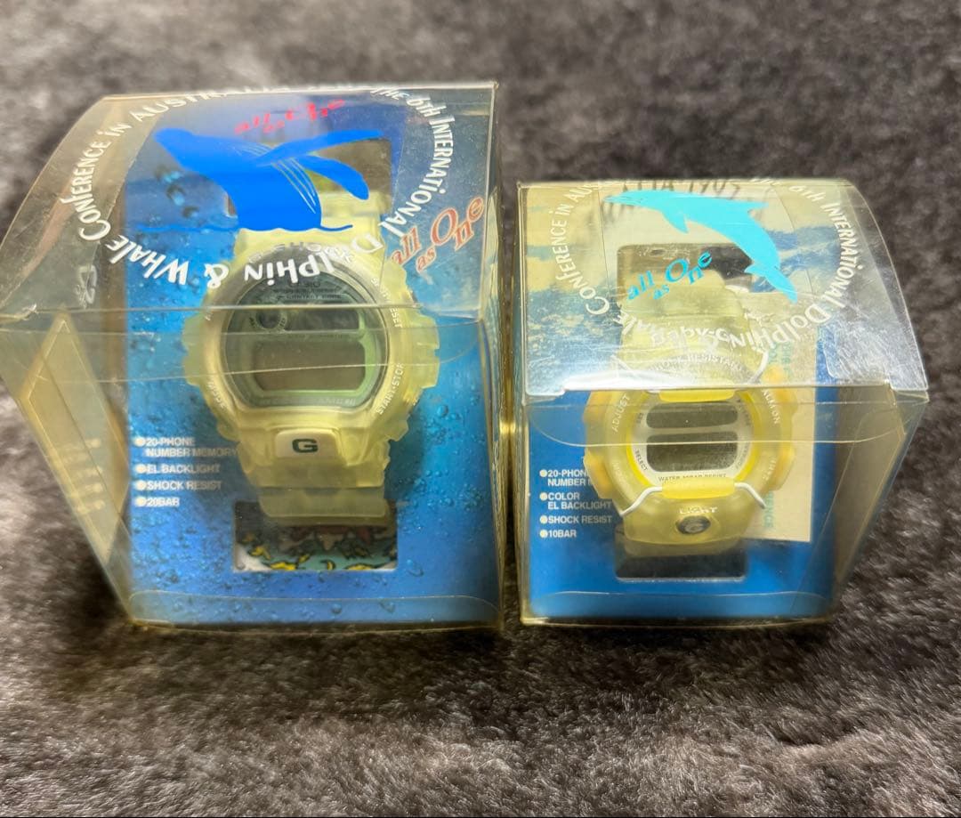 第6回国際イルカ・クジラ会議モデル　G-SHOCK Baby-G 2本セット