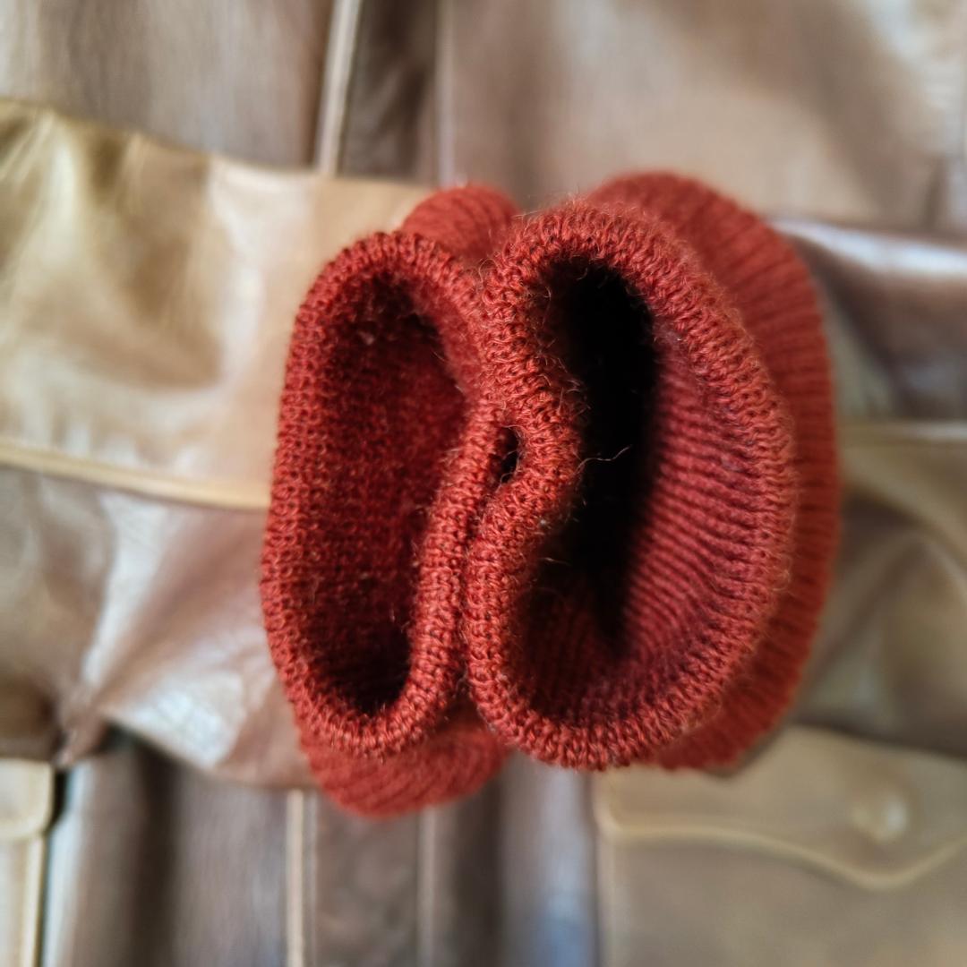 バズリクソンズ A-2 フライトジャケット 赤リブ 1942年モデル 34