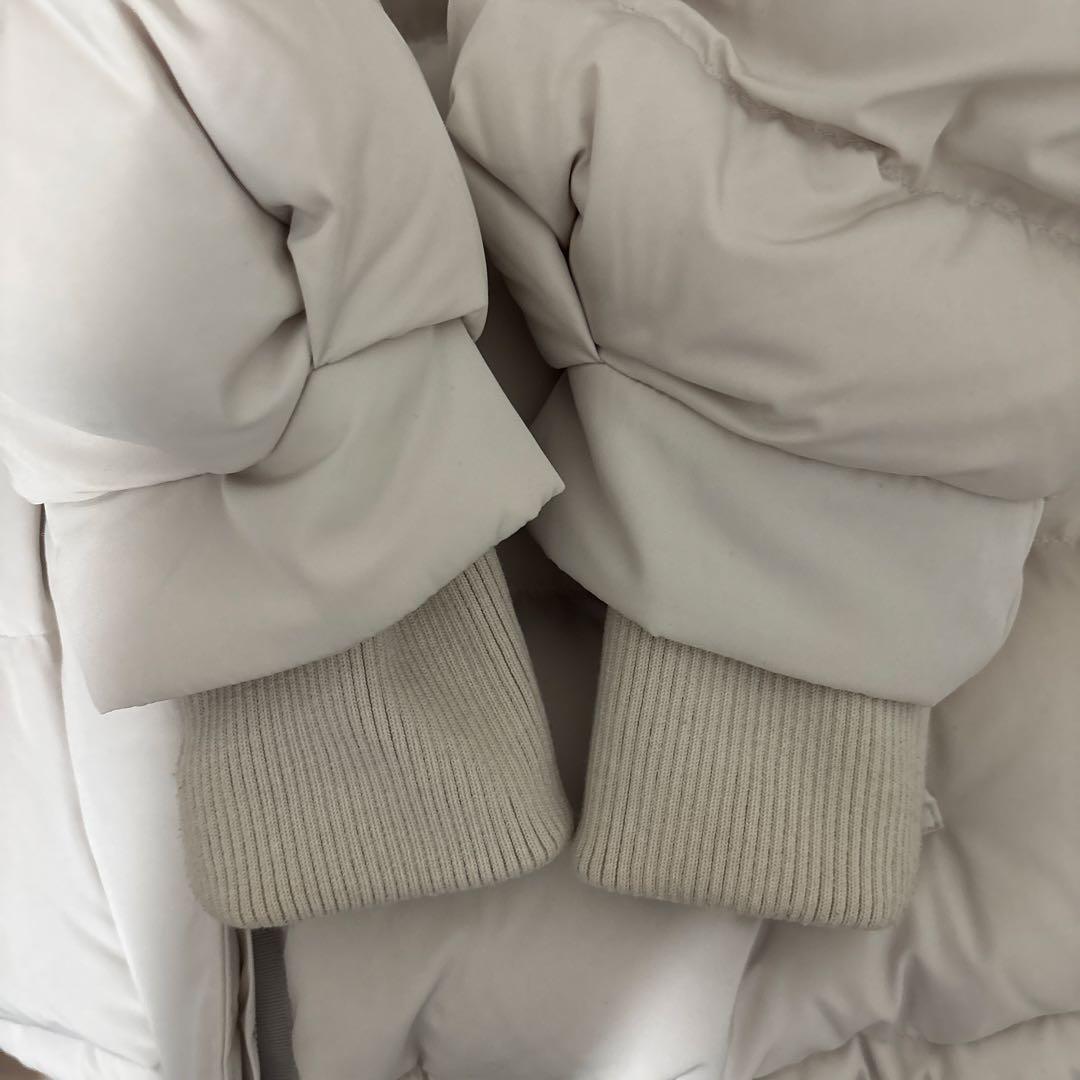 完売品 SNIDEL ショート丈ダウンジャケット アイボリー