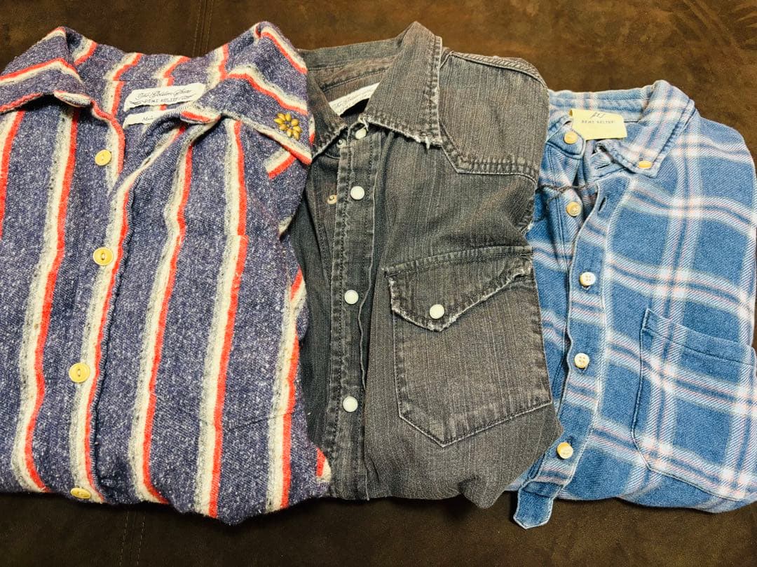 REMI RELIEF レミレリーフ シャツ3点セット