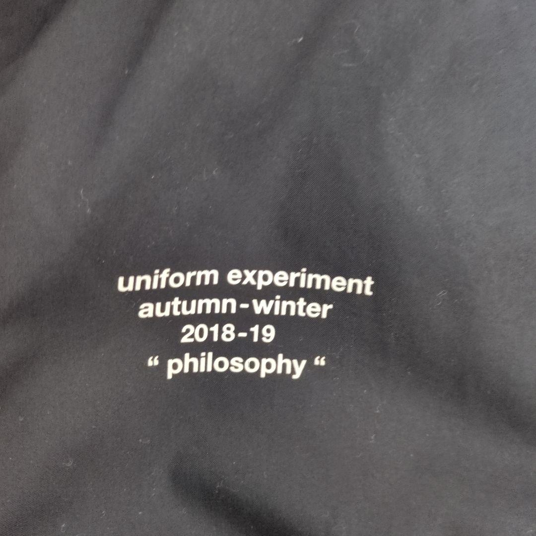 uniform experiment×ALPHA M-51モッズコート 黒 XL