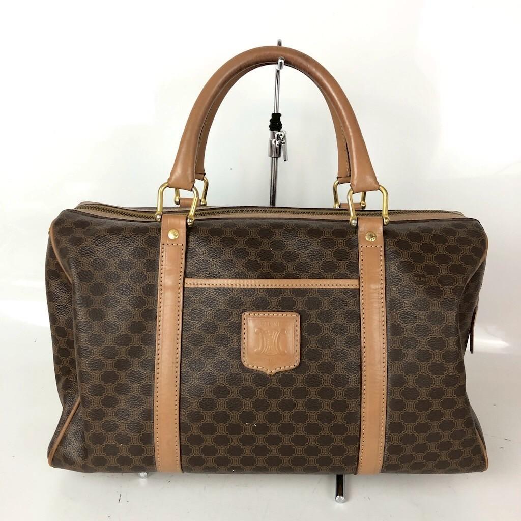 CELINE セリーヌ マカダム柄 ハンドバッグ レディース ブランド