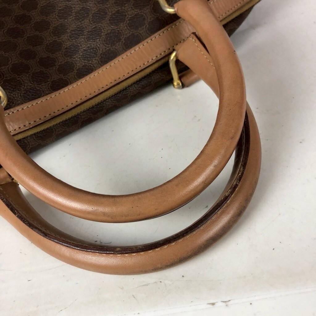 CELINE セリーヌ マカダム柄 ハンドバッグ レディース ブランド