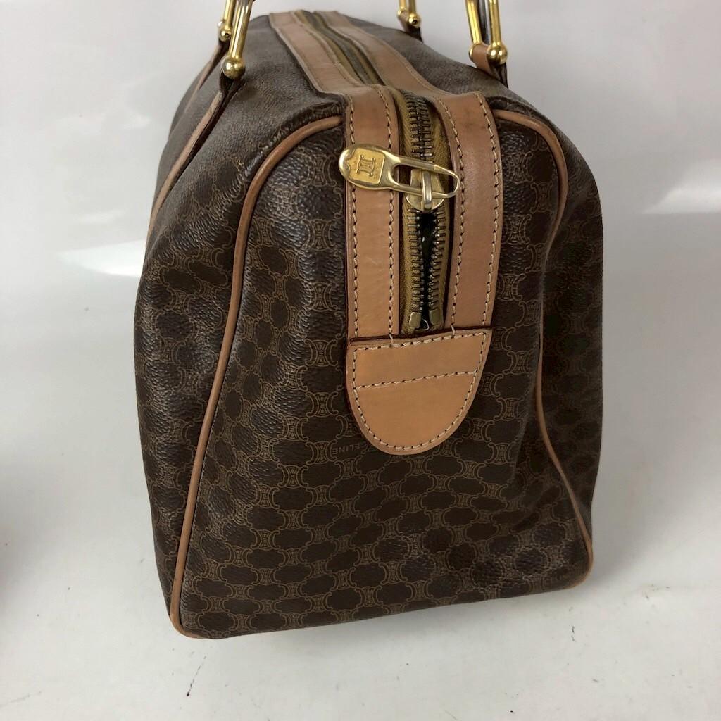 CELINE セリーヌ マカダム柄 ハンドバッグ レディース ブランド