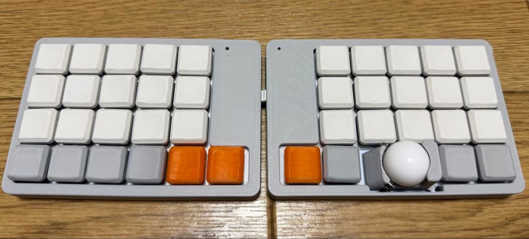 conductor 分割型キーボード キーキャップ+ケース付き