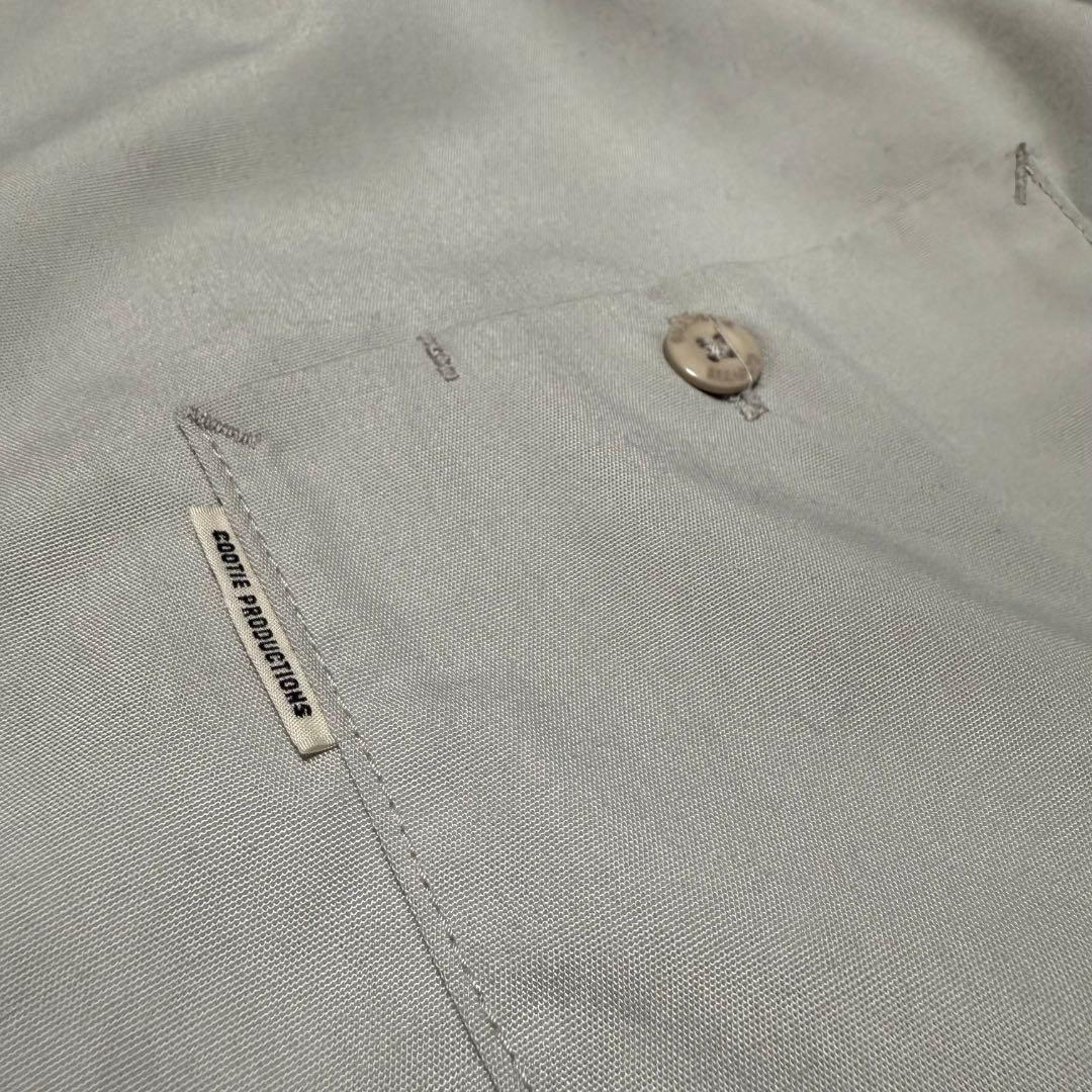 COOTIE PRODUCTIONS クーティ バックロゴ ワークシャツ M