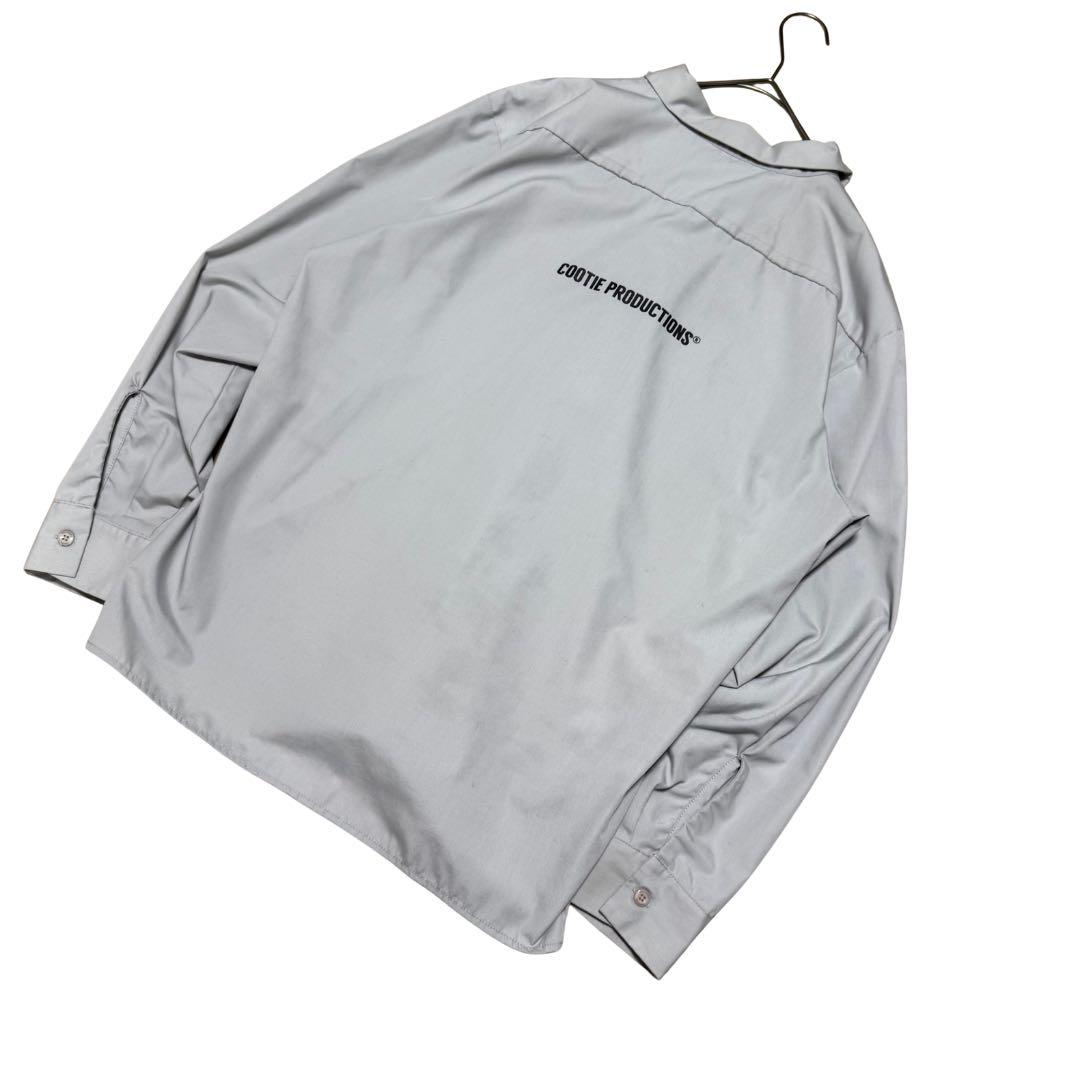 COOTIE PRODUCTIONS クーティ バックロゴ ワークシャツ M
