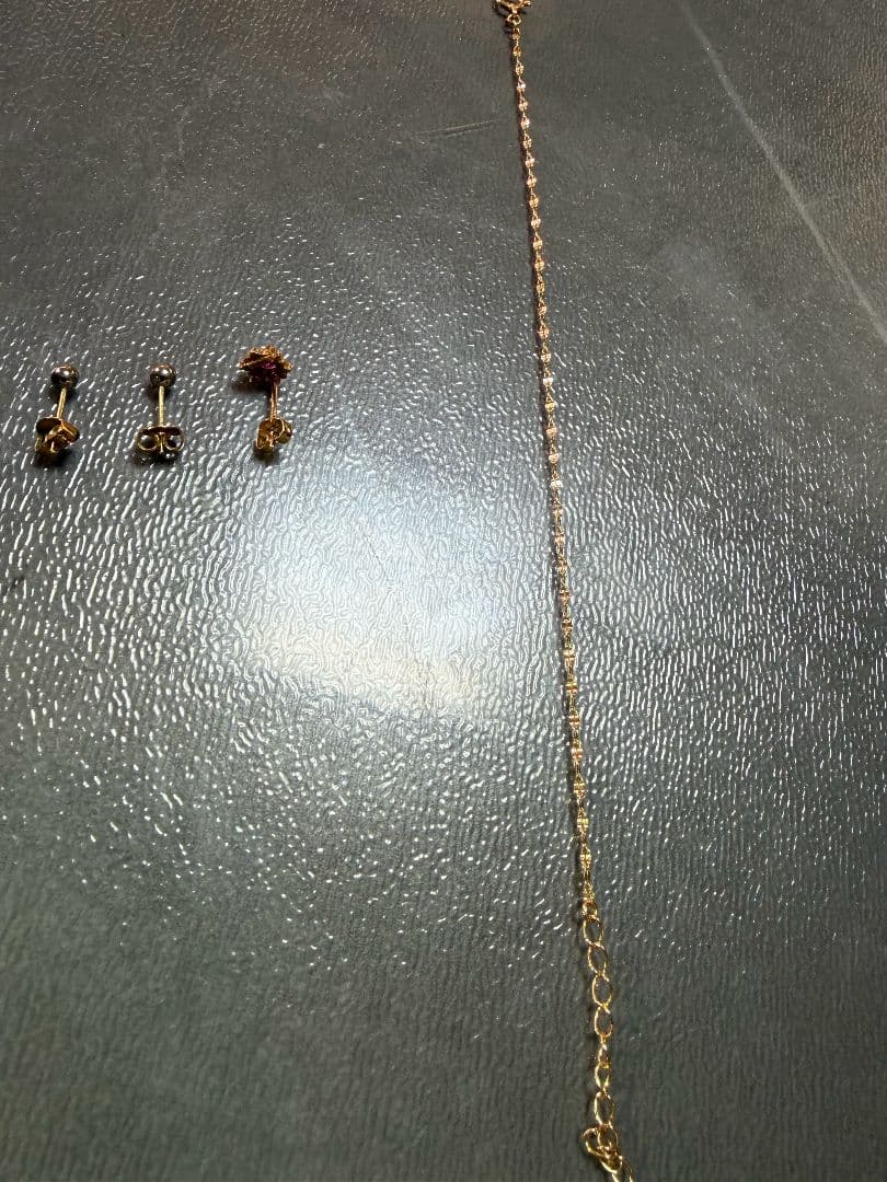 K18 ブレスレット　ピアス