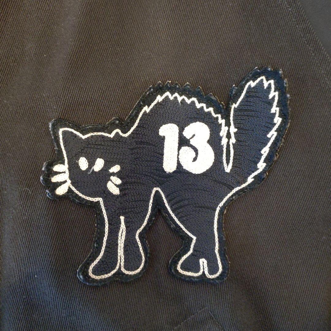 RRL　バーシティジャケット　黒猫　Sサイズ