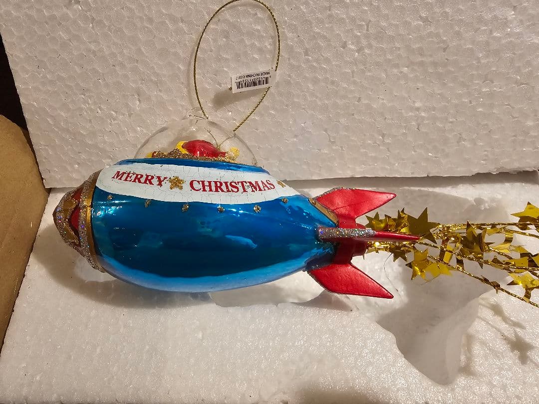 サンタクロース ロケット型オーナメント ザ・コンランショップ②