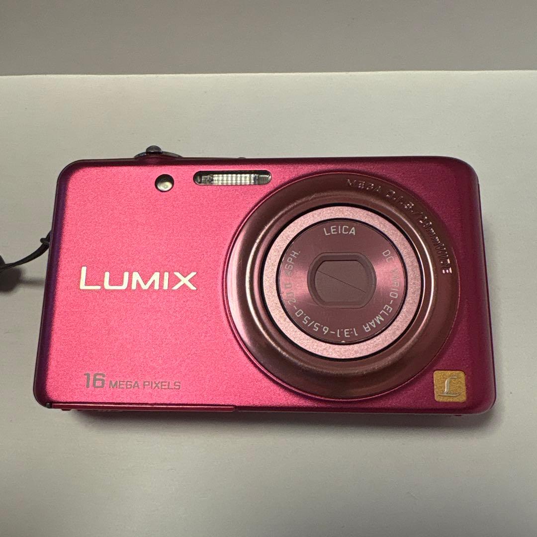 【動作確認済】パナソニック DMC-FH7-P デジタルカメラ パッションピンク