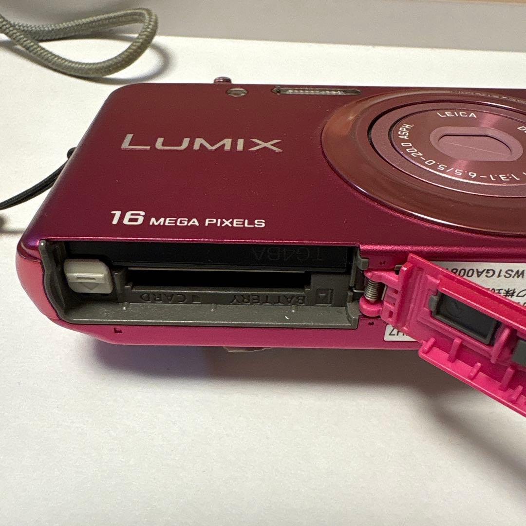 【動作確認済】パナソニック DMC-FH7-P デジタルカメラ パッションピンク
