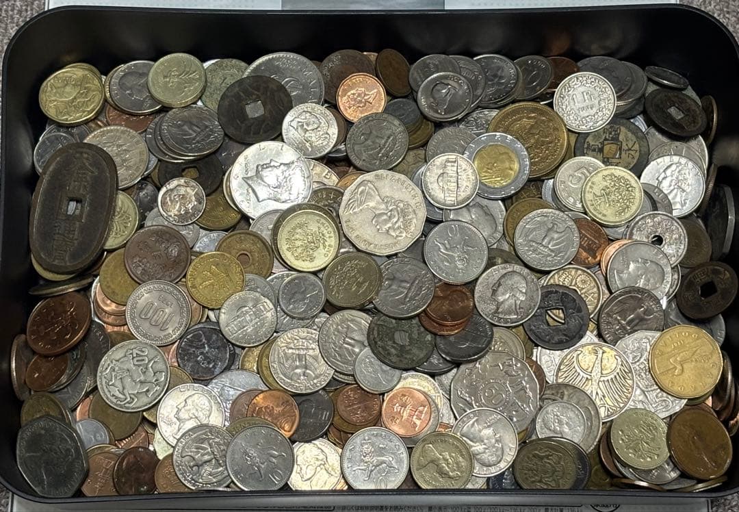 じ*ん様 外国　日本古銭　銀貨　等まとめ　3キロ以上　アンティーク