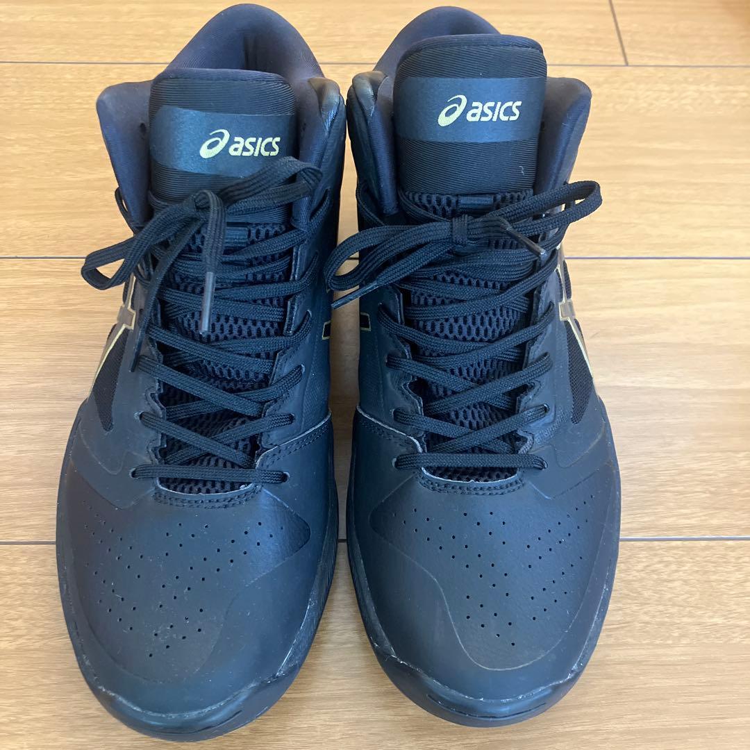 バスケットシューズ　27㎝　アシックス　GELHOOP ブラック　ゴールド