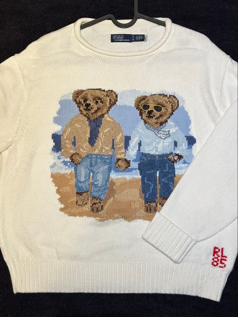 TIME SALE！ Polo by Ralph Lauren クマ刺繍 ニット