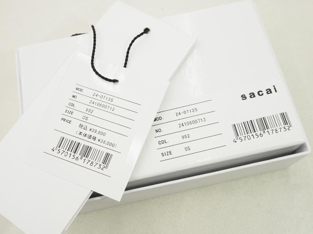 新品24SS Sacai カラビナ キーリング キーホルダー 531P▲