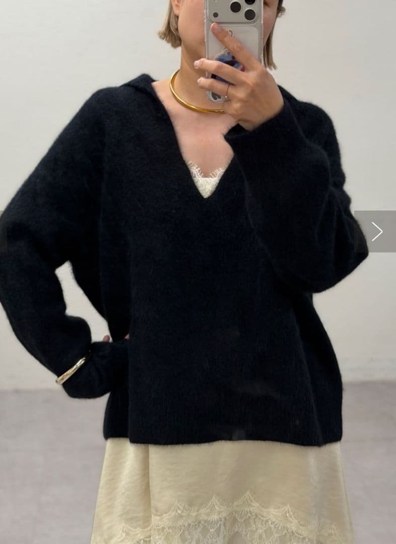 【新品・タグ付】ラウンジドレス　レースキャミ