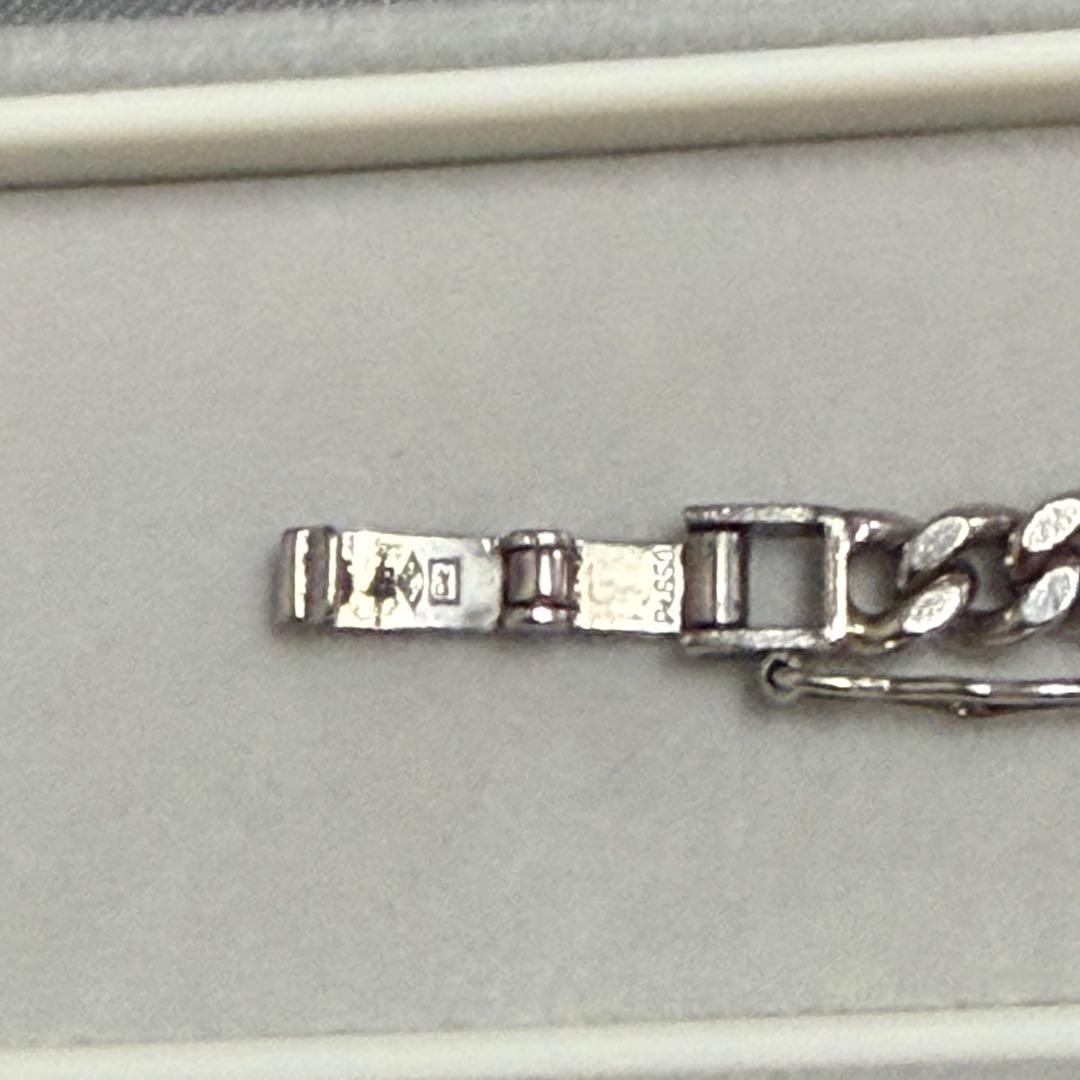 Pt850 2面シングル喜平ブレスレット 20g