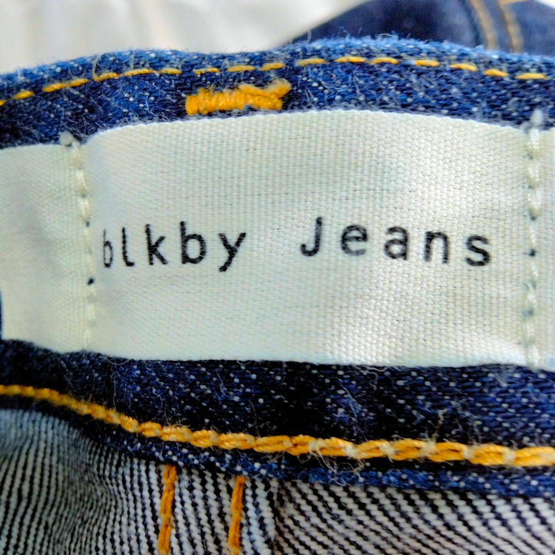 超美品　BLACK BYMOUSSY PUNA ブルー　バレルレッグ　24