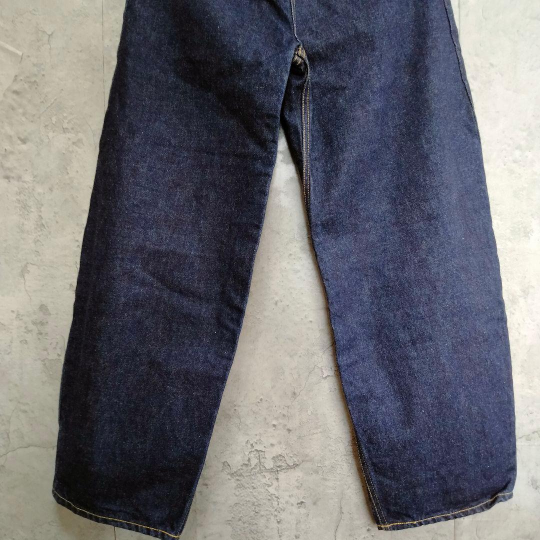 超美品　BLACK BYMOUSSY PUNA ブルー　バレルレッグ　24