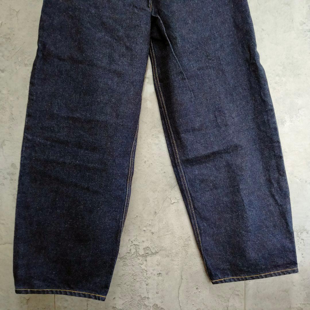 超美品　BLACK BYMOUSSY PUNA ブルー　バレルレッグ　24