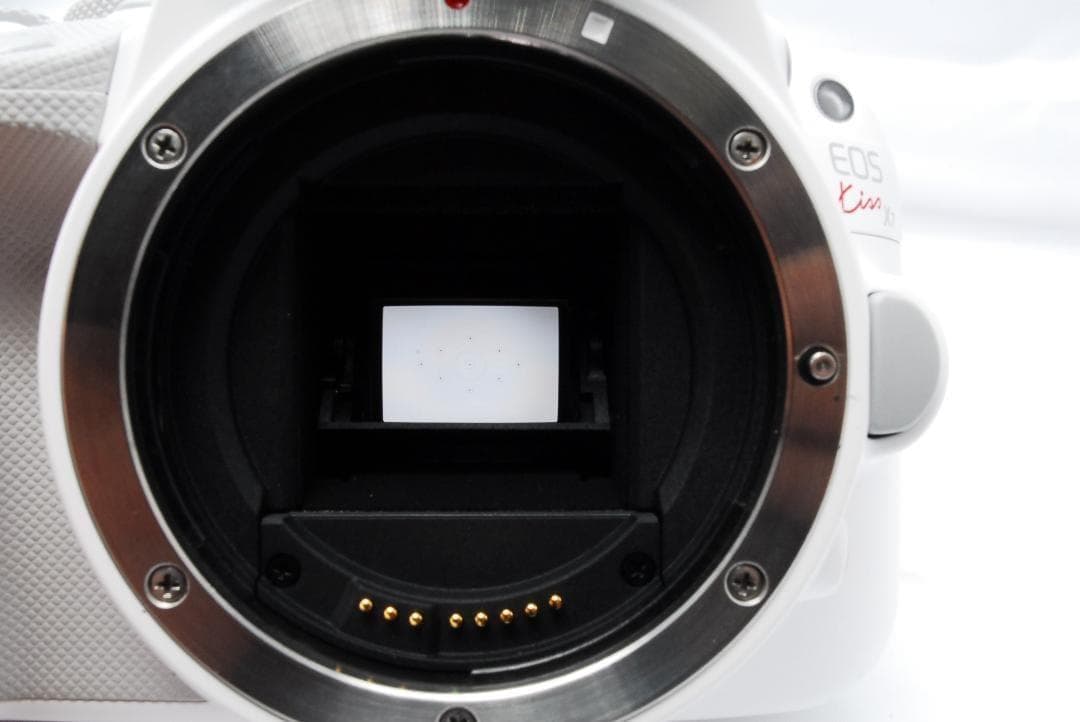 ショット数新品級✨キャノン kiss X7 ホワイト ダブルレンズセット