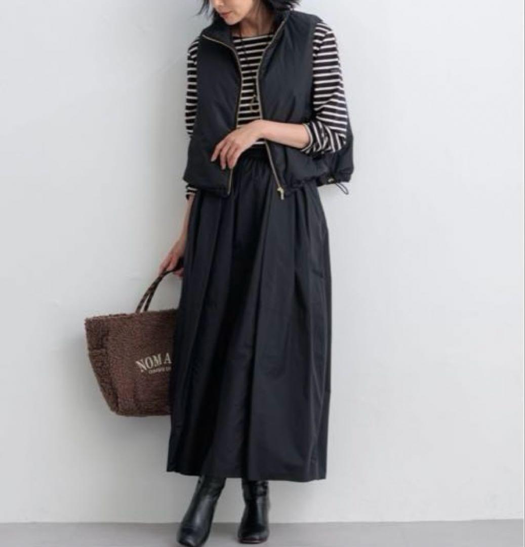 24AW 美品✨23区【撥水加工/洗える】中綿 ショートパディング ベスト 38